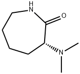 D(+)-ALPHA-DIMETHYLAMINO-EPSILON-CAPRO LACTAM),88764-67-4,结构式