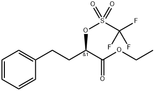 Ethyl (R)-4-phenyl-2-[[(trifluoromethyl)sulfonyl]oxy]butyrate Structure