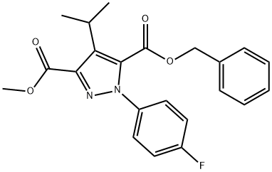 5-BENZYL 3-METHYL 1-(P-FLUOROPHENYL)-4-ISOPROPYL-1H-PYRAZOLE-3,5-DICARBOXYLATE price.