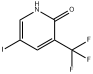 5-IODO-3-(TRIFLUOROMETHYL)-2(1H)-PYRIDINONE Struktur