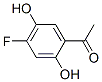 Ethanone,  1-(4-fluoro-2,5-dihydroxyphenyl)- Structure