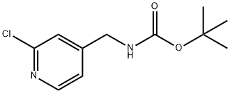 CarbaMic acid, (2-chloro-4-pyridinyl)Methyl-, 1,1-diMethylethyl ester (9CI) Structure