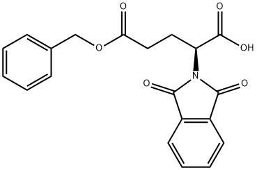 (S)-2-(1,3-二氧代-1,3-二氢异吲哚-2-基)戊二酸-5-苄酯 结构式