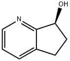 (7S)-6,7-二氢-5H-7-羟基 –环戊[B]并吡啶,887921-99-5,结构式