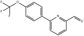 6-[4-(TrifluoroMethoxy)phenyl]-2-pyridinecarbaldehyde Structure