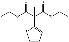 DIETHYL 2-THIENYL METHYL MALONATE Struktur