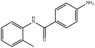 4-氨基-N-(2-甲基苯基)苯甲酰胺, 888-78-8, 结构式