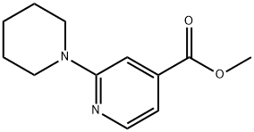 2-(哌啶-1-基)异烟酸甲酯, 888070-05-1, 结构式