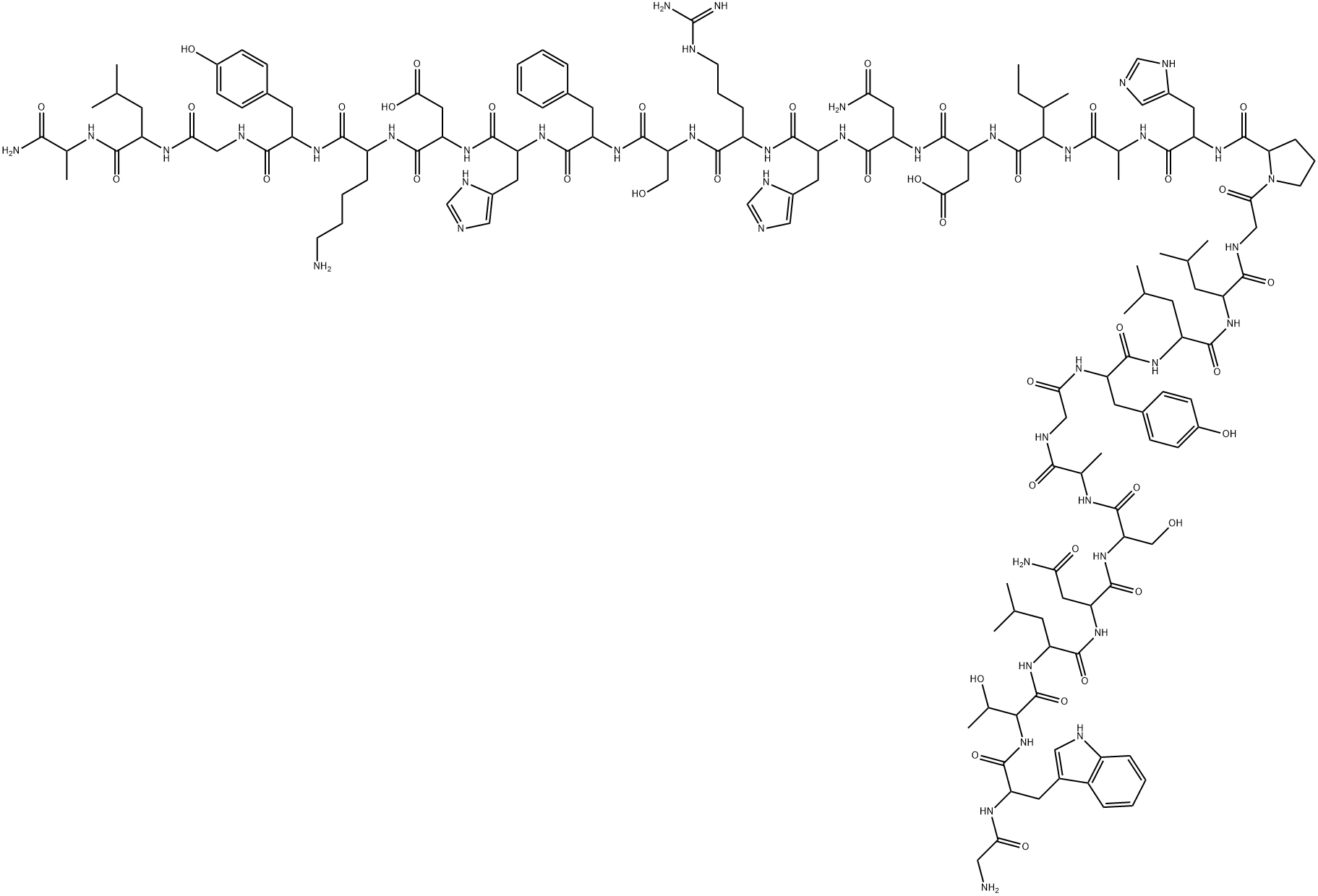 GALANIN, PORCINE Structure