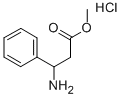 3-苯基-3-氨基丙酸甲酯盐酸盐 结构式