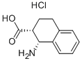 CIS-1-AMINO-1,2,3,4-TETRAHYDRO-2-NAPHTHALENECARBOXYLIC ACID HYDROCHLORIDE Structure