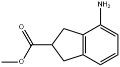 4-氨基茚满-2-甲酸甲酯 结构式