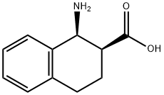 (1S,2S)-1-AMINO-1,2,3,4-TETRAHYDRO-2-NAPHTHALENECARBOXYLIC ACID 结构式