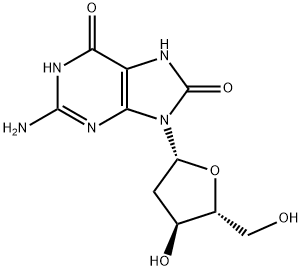 8-OH-脱氧鸟嘌呤, 88847-89-6, 结构式