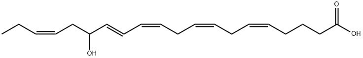 15-ヒドロキシエイコサペンタエン酸 化学構造式