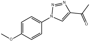 1-(4-甲氧基苯基)-1-氢-[1,2,3]三氮唑-4-乙酮, 88860-93-9, 结构式