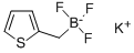 Potassium trifluoro[(thien-2-yl)methyl]borate Struktur
