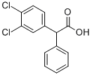 2-(3,4-二氯苯基)-2-苯基乙酸 结构式