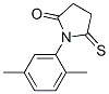 2-Pyrrolidinone,  1-(2,5-dimethylphenyl)-5-thioxo- Structure