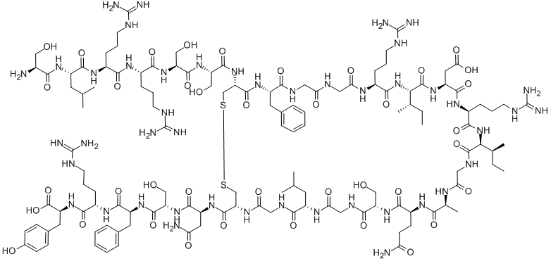 心钠肽 结构式