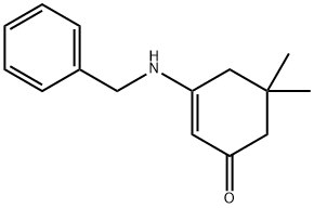 5,5-二甲基-3-[(苯基甲基)氨基]-2-环己烯-1-酮, 889-31-6, 结构式