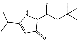 N-TERT-BUTYL-3-ISOPROPYL-5-OXO-4,5-DIHYDRO-1H-1,2,4-TRIAZOLE-1-CARBOXAMIDE Structure