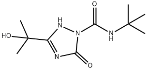 N-TERT-BUTYL-3-(2-HYDROXYPROPAN-2-YL)-5-OXO-4,5-DIHYDRO-1H-1,2,4-TRIAZOLE-1-CARBOXAMIDE Structure