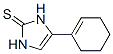 2H-Imidazole-2-thione,  4-(1-cyclohexen-1-yl)-1,3-dihydro- Structure