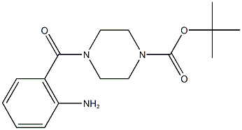 TERT-BUTYL 4-(2-AMINOBENZOYL)PIPERAZINE-1-CARBOXYLATE Struktur
