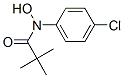 N-ピバロイル-N-(p-クロロフェニル)ヒドロキシルアミン 化学構造式