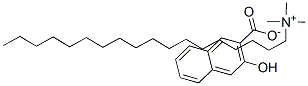 n-Octadecyl-trimethyl-ammonium-3-hydroxy-2-naphthoate Struktur