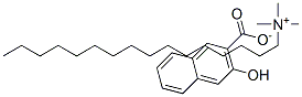 n-Hexadecyl-trimethyl-ammonium-3-hydroxy-2-naphthoate Struktur