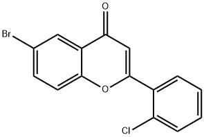 6-BROMO-2'-CHLOROFLAVONE Structure
