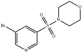 4-(5-溴砒啶-3-基磺酰)吗啉,889676-35-1,结构式