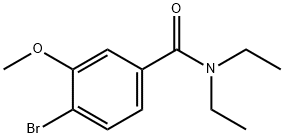 N,N-DIETHYL 4-BROMO-3-METHOXYBENZAMIDE 98 Structure