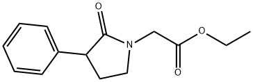 ethyl 2-oxo-3-phenyl-1-pyrrolidineacetate Structure