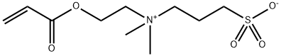 N-(2-ACRYLOYLOXYETHYL)-N,N-DIMETHYL-N-(3-SULFOPROPYL)AMMONIUM BETAINE Struktur