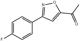 5-ACETYL-3(4-FLUOROPHENYL)-ISOXAZOLE Structure
