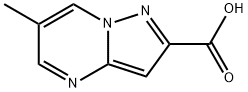 6-methylpyrazolo[1,5-a]pyrimidine-2-carboxylic acid(SALTDATA: FREE) Structure