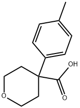 4-P-TOLYL-TETRAHYDRO-PYRAN-4-CARBOXYLIC ACID 化学構造式