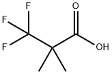 3,3,3-トリフルオロ-2,2-ジメチルプロピオン酸 化学構造式