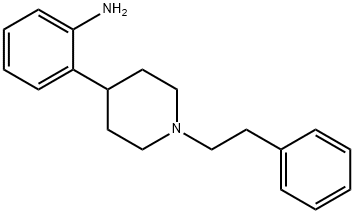 4-(2-AMINOPHENYL)-1-PHENETHYLPIPERIDINE
 化学構造式