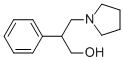 2-PHENYL-3-PYRROLIDIN-1-YL-PROPAN-1-OL
 Structure