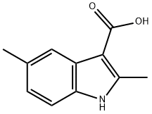 1H-Indole-3-carboxylic  acid,  2,5-dimethyl- Structure