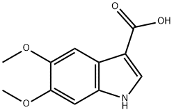 1H-Indole-3-carboxylic  acid,  5,6-dimethoxy- Structure