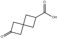 6-氧代螺[3.3]庚烷-2-羧酸, 889944-57-4, 结构式