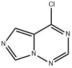4-クロロイミダゾ[1,5-F][1,2,4]トリアジン 化学構造式