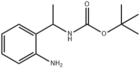 [1-(2-アミノフェニル)エチル]カルバミン酸TERT-ブチル 化学構造式