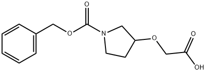 1-CBZ-3-吡咯烷氧乙酸,889953-08-6,结构式