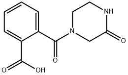 2-(3-OXO-PIPERAZINE-1-CARBONYL)-BENZOIC ACID Structure